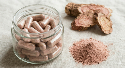 Rhubarb Root (Rheum palmatum) 30 Capsules