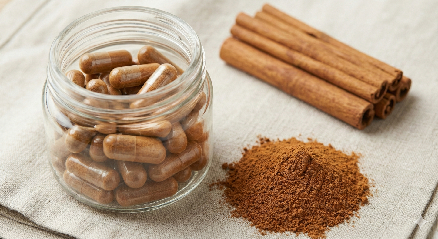 Cinnamon (Cinnamomum verum) 60 Capsules